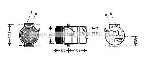 Компрессор, кондиционер AVA QUALITY COOLING OLAK438