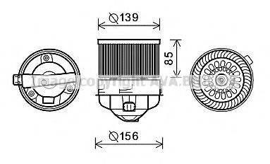 AVA QUALITY COOLING PE8370 Электродвигатель, вентиляция салона