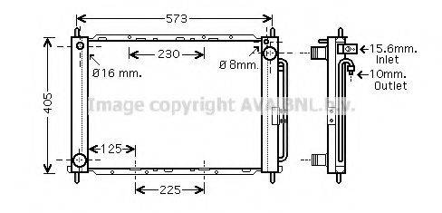 модуль охлаждения AVA QUALITY COOLING RTM405