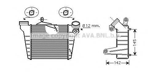 Интеркулер AVA QUALITY COOLING STA4036