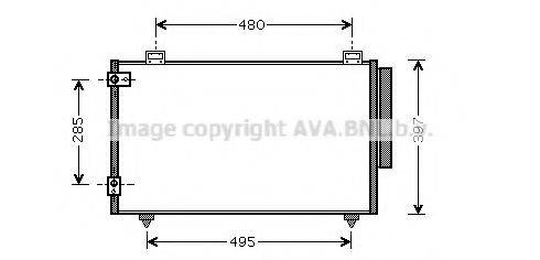 Конденсатор, кондиционер AVA QUALITY COOLING TO5286D