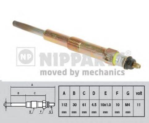 NIPPARTS J5710501 Свеча накаливания