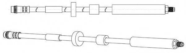 KAWE 512850 Тормозной шланг