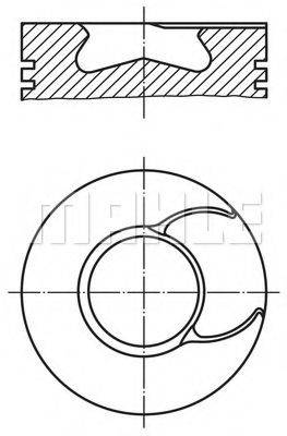 Поршень MAHLE ORIGINAL 213 67 00