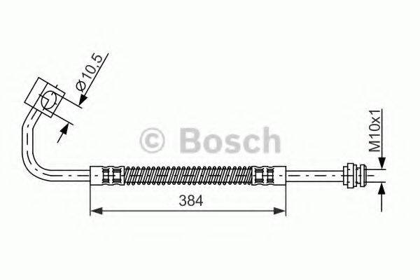 Тормозной шланг BOSCH 1 987 476 983