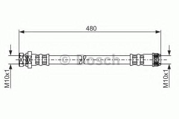 Тормозной шланг BOSCH 1 987 481 074