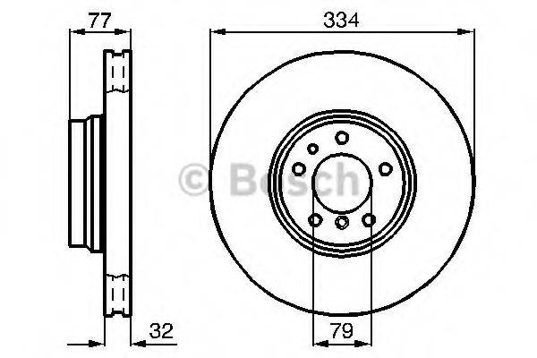 Тормозной диск BOSCH 0 986 478 623