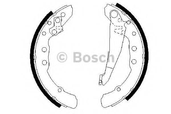 Комплект тормозных колодок BOSCH 0 986 487 281