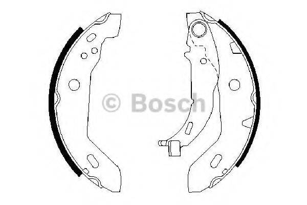 Комплект тормозных колодок BOSCH 0 986 487 565