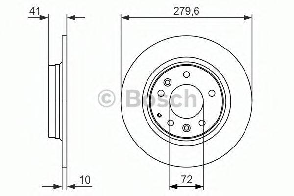 BOSCH 0986479949 Тормозной диск