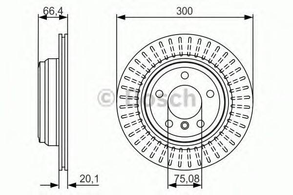 Тормозной диск BOSCH 0 986 479 045