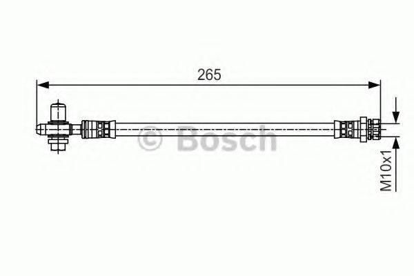 Тормозной шланг BOSCH 1 987 481 519