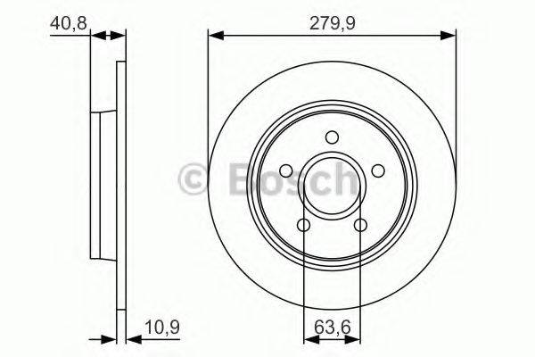 Тормозной диск BOSCH 0 986 479 S49