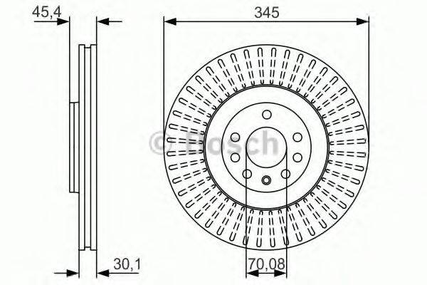 Тормозной диск BOSCH 0 986 479 A24