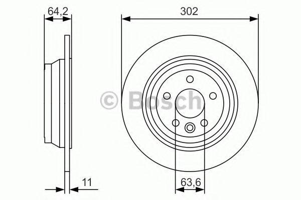 Тормозной диск BOSCH 0 986 479 B19