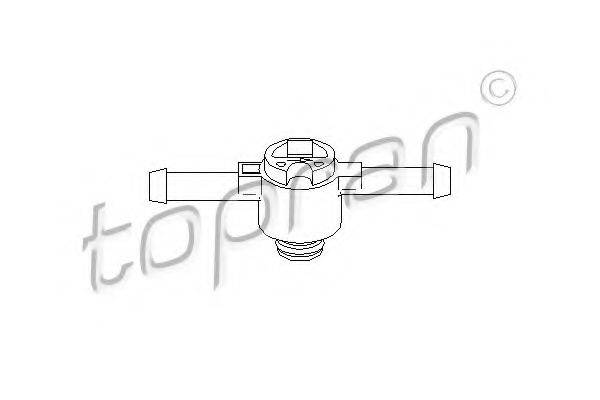 Клапан, топливный фильтр TOPRAN 108 643