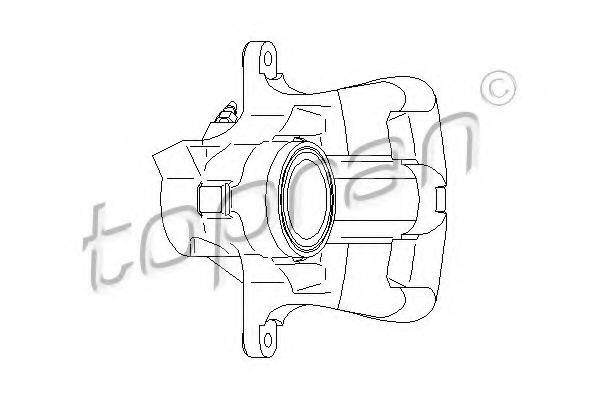 Тормозной суппорт TOPRAN 110 286