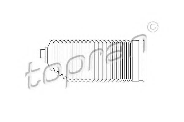 TOPRAN 401510 Пыльник, рулевое управление