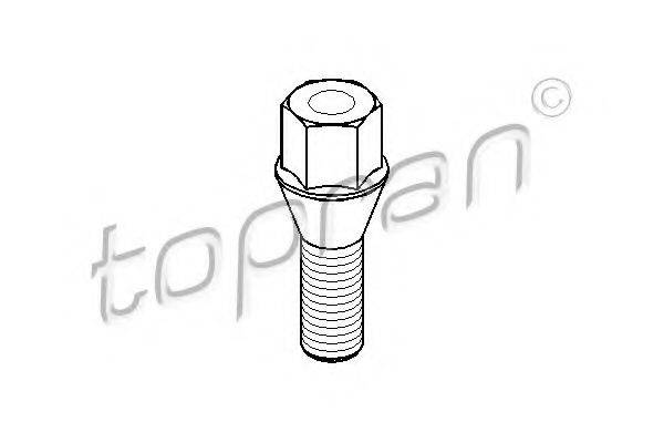 Болт для крепления колеса TOPRAN 501 536