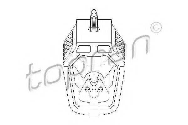 TOPRAN 407834 Подвеска, двигатель