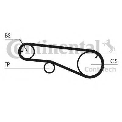 Комплект ремня ГРМ CONTITECH CT1141K1