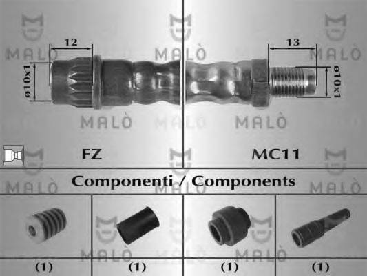 MALO 80835 Тормозной шланг