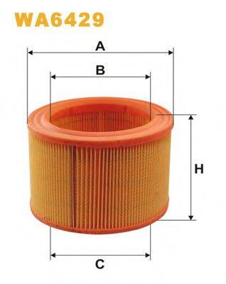 Воздушный фильтр WIX FILTERS WA6429