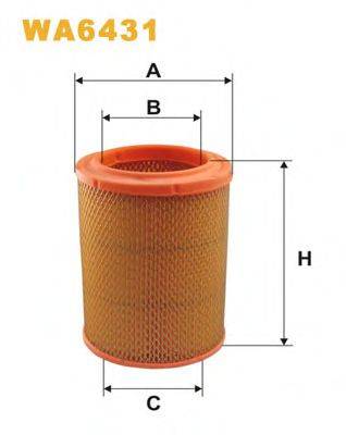 Воздушный фильтр WIX FILTERS WA6431