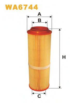 Воздушный фильтр WIX FILTERS WA6744