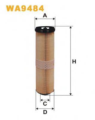 Воздушный фильтр WIX FILTERS WA9484