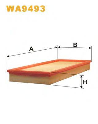 Воздушный фильтр WIX FILTERS WA9493