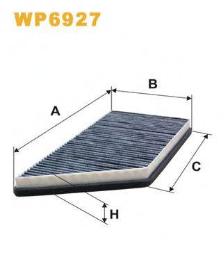 Фильтр, воздух во внутренном пространстве WIX FILTERS WP6927