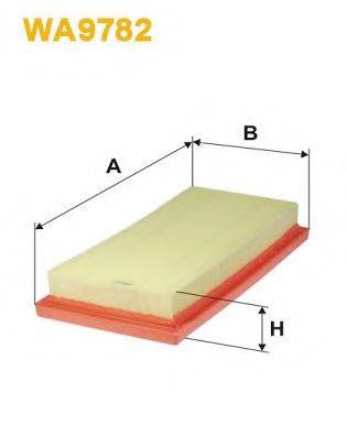 Воздушный фильтр WIX FILTERS WA9782