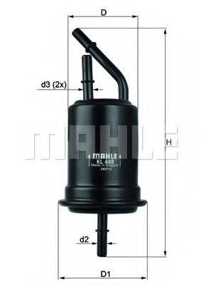 Топливный фильтр KNECHT KL 488