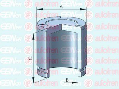 Поршень, корпус скобы тормоза AUTOFREN SEINSA D025533