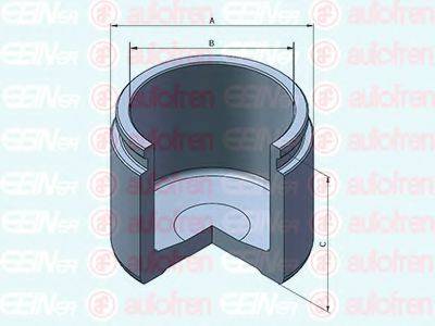 Поршень, корпус скобы тормоза AUTOFREN SEINSA D025339