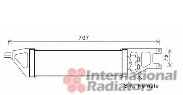VAN WEZEL 30003539 масляный радиатор, двигательное масло