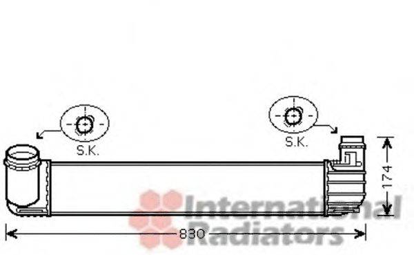 Интеркулер VAN WEZEL 43004413