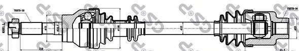 Приводной вал GSP 235010