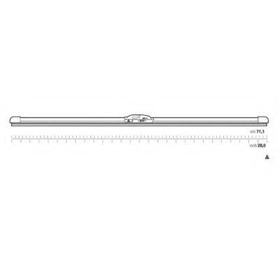 OPEN PARTS WBS002800 Щетка стеклоочистителя