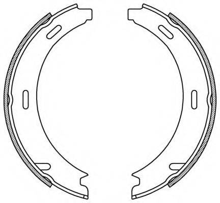 OPEN PARTS BSA204000 Комплект тормозных колодок
