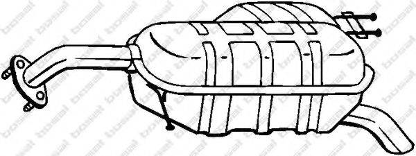 Глушитель выхлопных газов конечный BOSAL 169-041