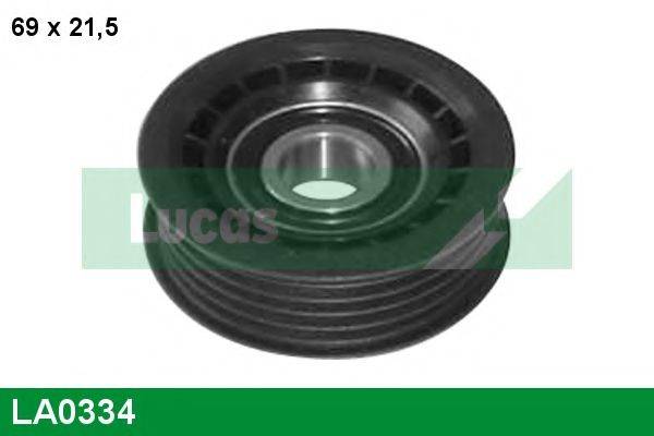 LUCAS ENGINE DRIVE LA0334 Паразитный / ведущий ролик, поликлиновой ремень