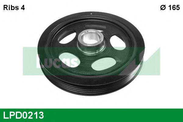 LUCAS ENGINE DRIVE LPD0213 Ременный шкив, коленчатый вал