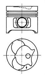 Поршень KOLBENSCHMIDT 91372620