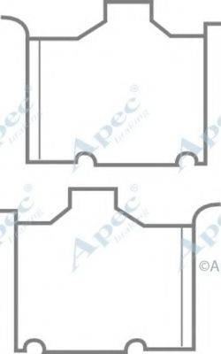 APEC BRAKING KIT323 Комплектующие, тормозные колодки