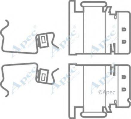 APEC BRAKING KIT568 Комплектующие, тормозные колодки