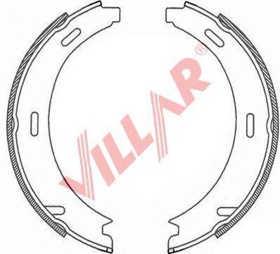 VILLAR 6290746 Комплект тормозных колодок