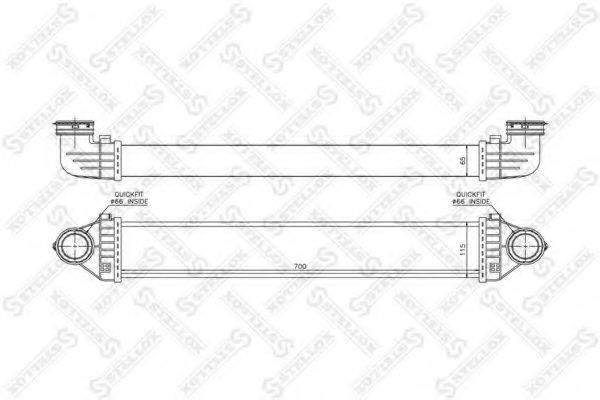 STELLOX 1040043SX Интеркулер