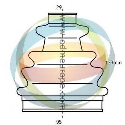 ODM-MULTIPARTS 21990257 Комплект пылника, приводной вал